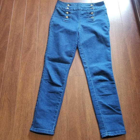 ❤️🛍️ Forever 21 High Rise High Waisted  Button Up Denim  Jeans ❤️🛍️Size 29 - Picture 1 of 6
